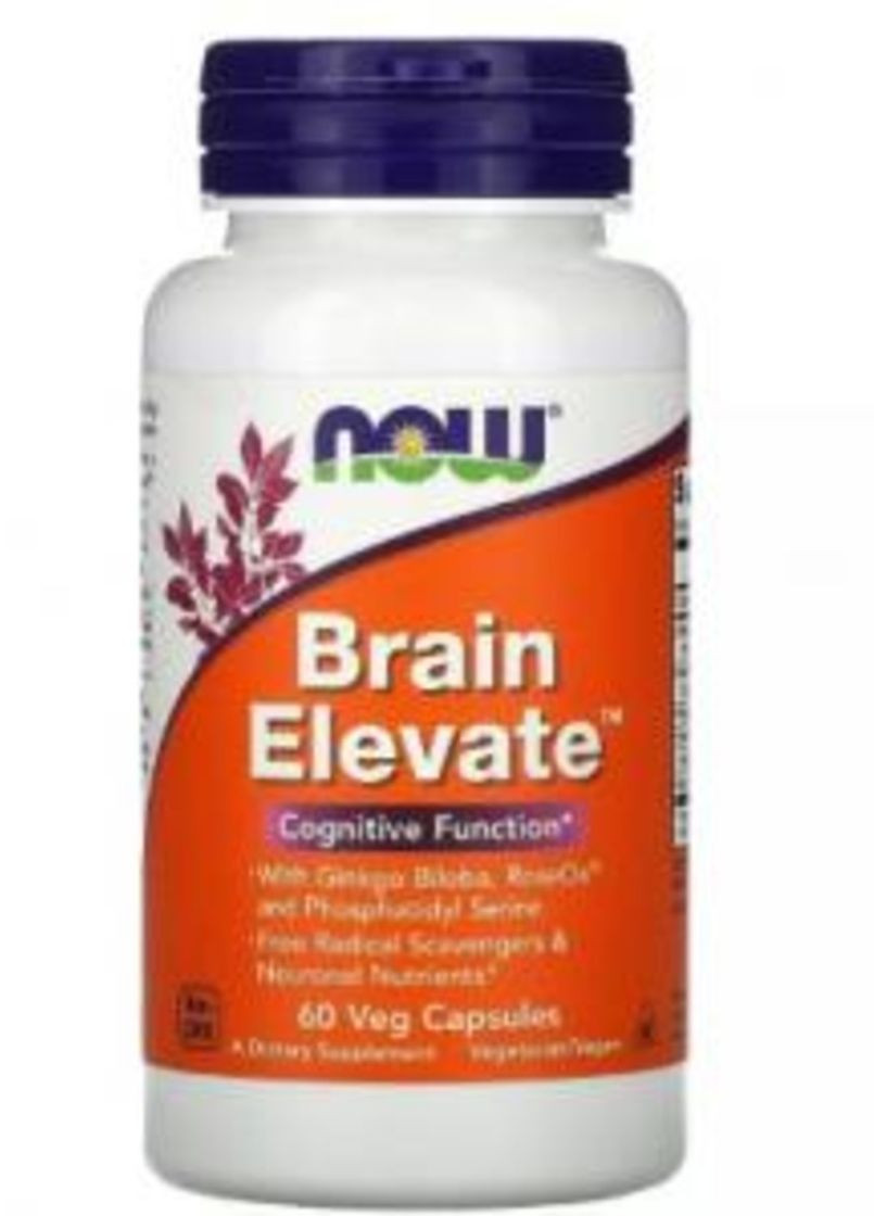 BRAIN ELEVATE 60 VCAPS Витамины Now Foods (278033193)