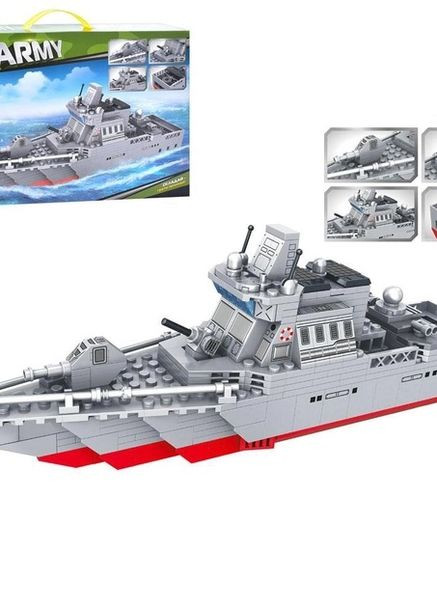 Конструктор для мальчиков Военное судно. 418 деталей (KB 2015) Limo Toy (268372336)