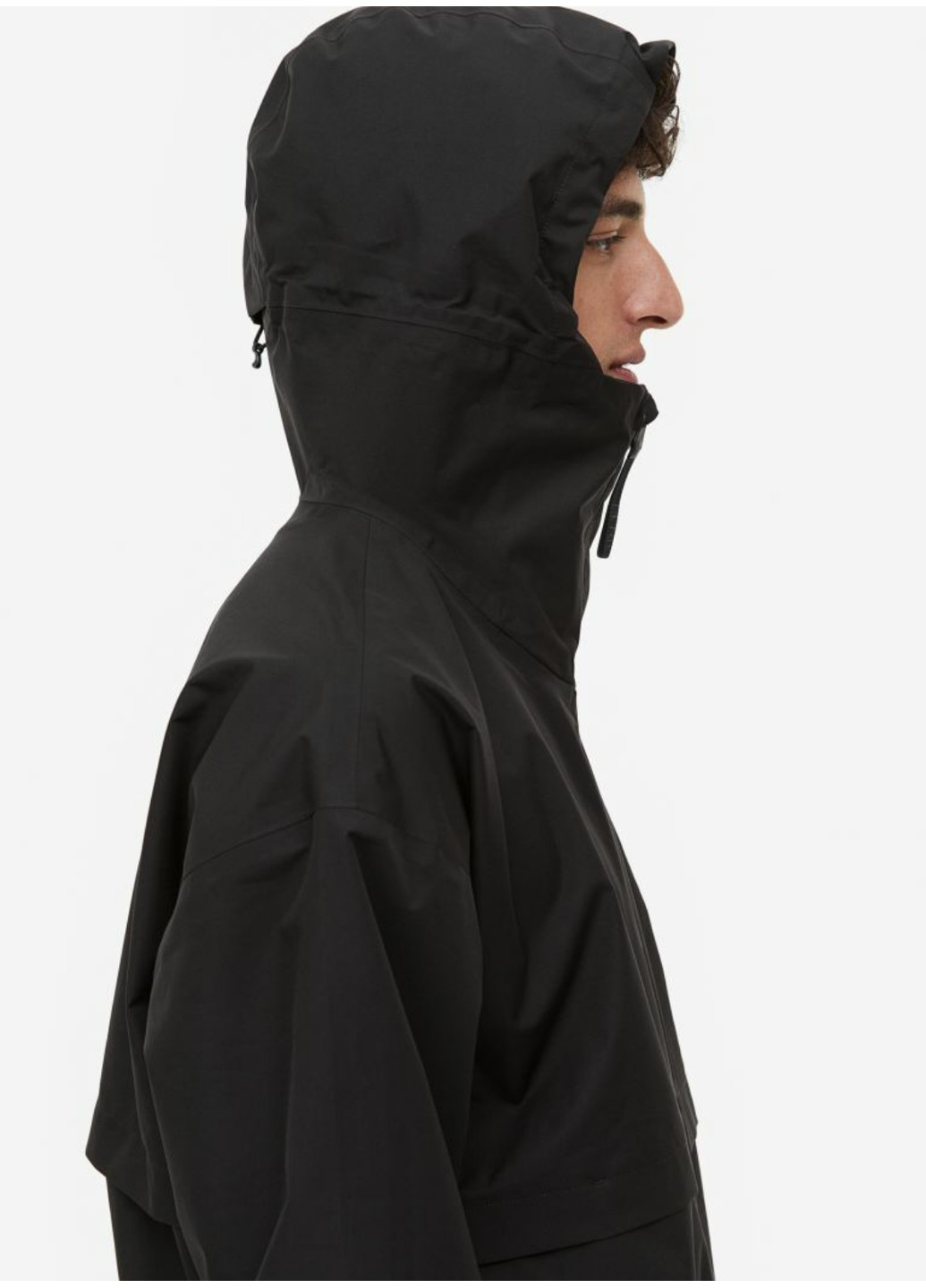 Черная демисезонная мужская куртка storm move (55556) s черная H&M