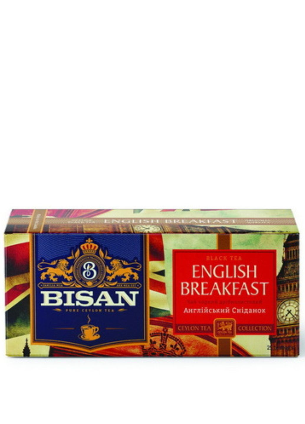 Чай черный пакетированный Английский завтрак 1,5г*25 шт Bisan - (258678078)