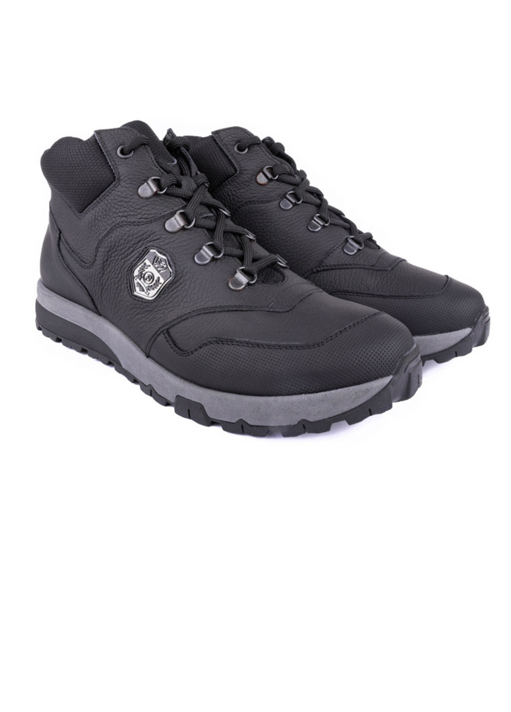 Черные осенние ботинки мужские бренда 9100295_(16) Mida