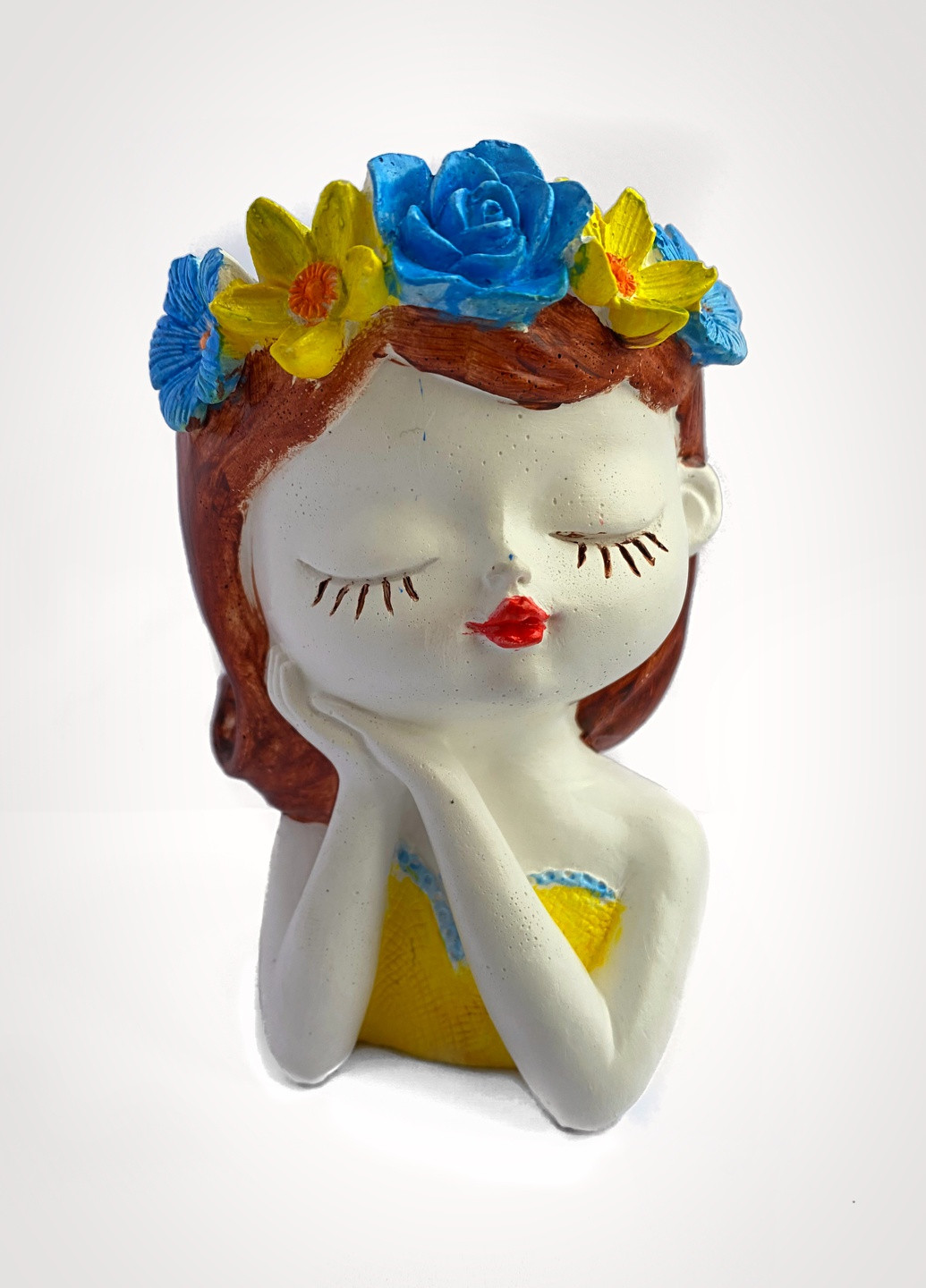 Свеча соевая в кашпо серия "Украиночка" - Яринка No Brand (257787372)