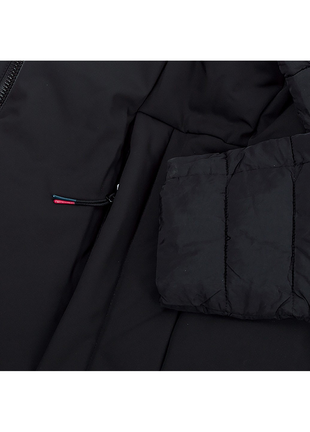 Чорна зимня куртка jacket long zip hood CMP