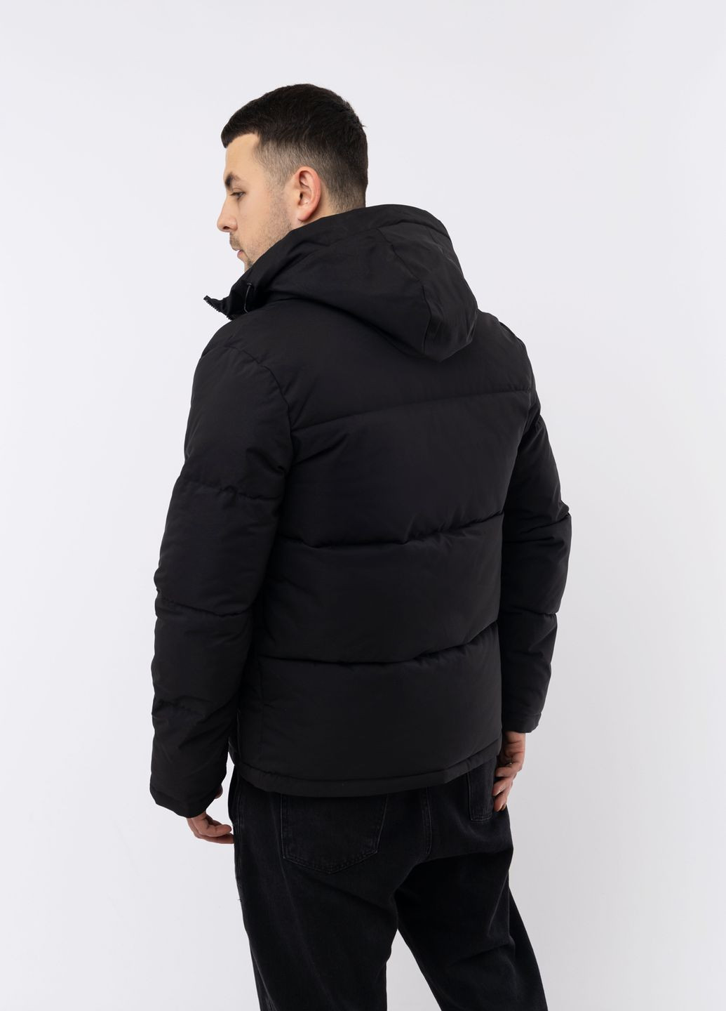 Черная зимняя мужская куртка цвет черный цб-00220285 Remain