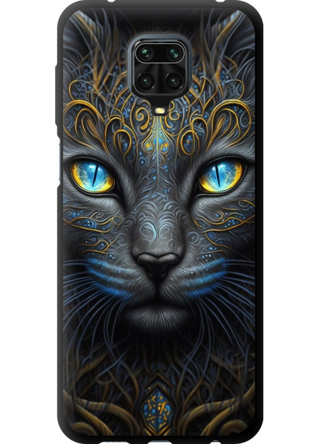 TPU чорний чохол 'Кішка' для Endorphone Xiaomi Redmi Note 9 Pro (257793951)