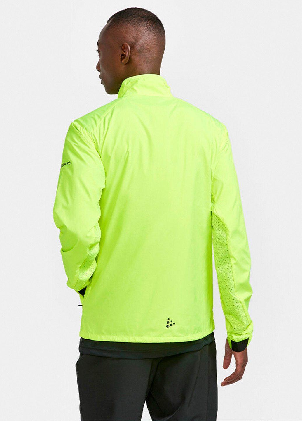 Зеленая демисезонная мужская куртка Craft ADV Essence Wind Jacket