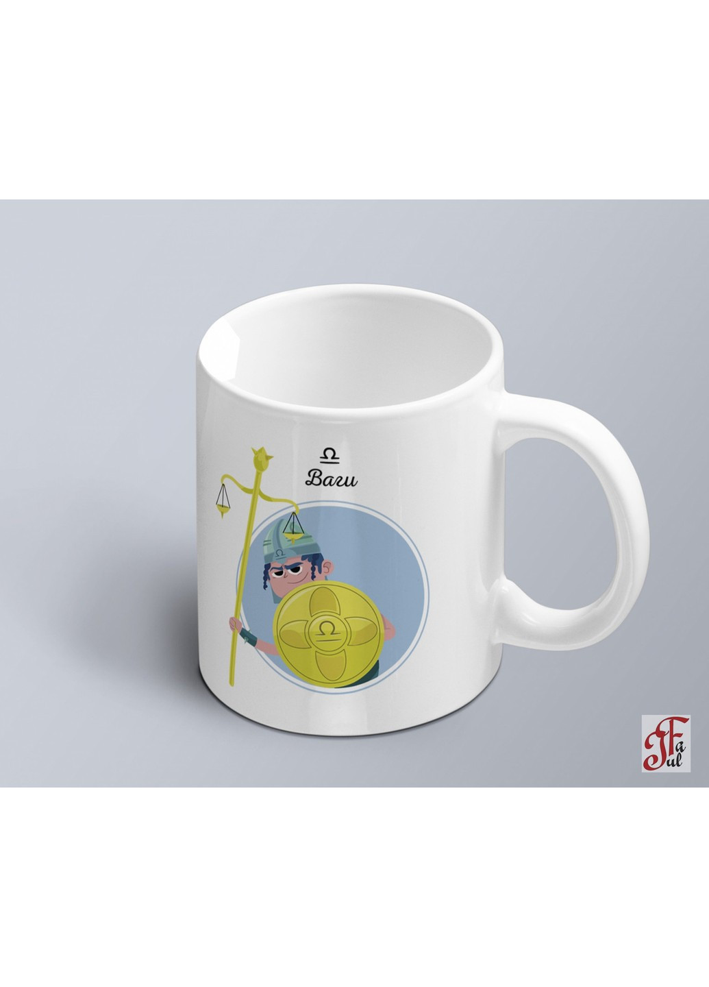 Чашка з жартівливим принтом знак зодіака Ваги (02010104043) ЗаСвіт (261255889)