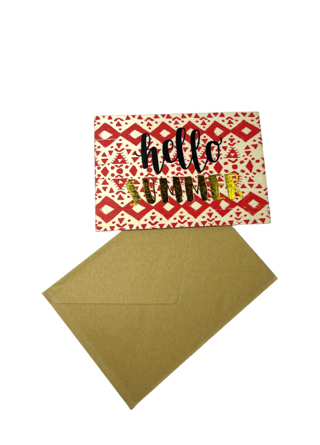 Дерев'яна вітальна листівка з конвертом Lidl (267501291)