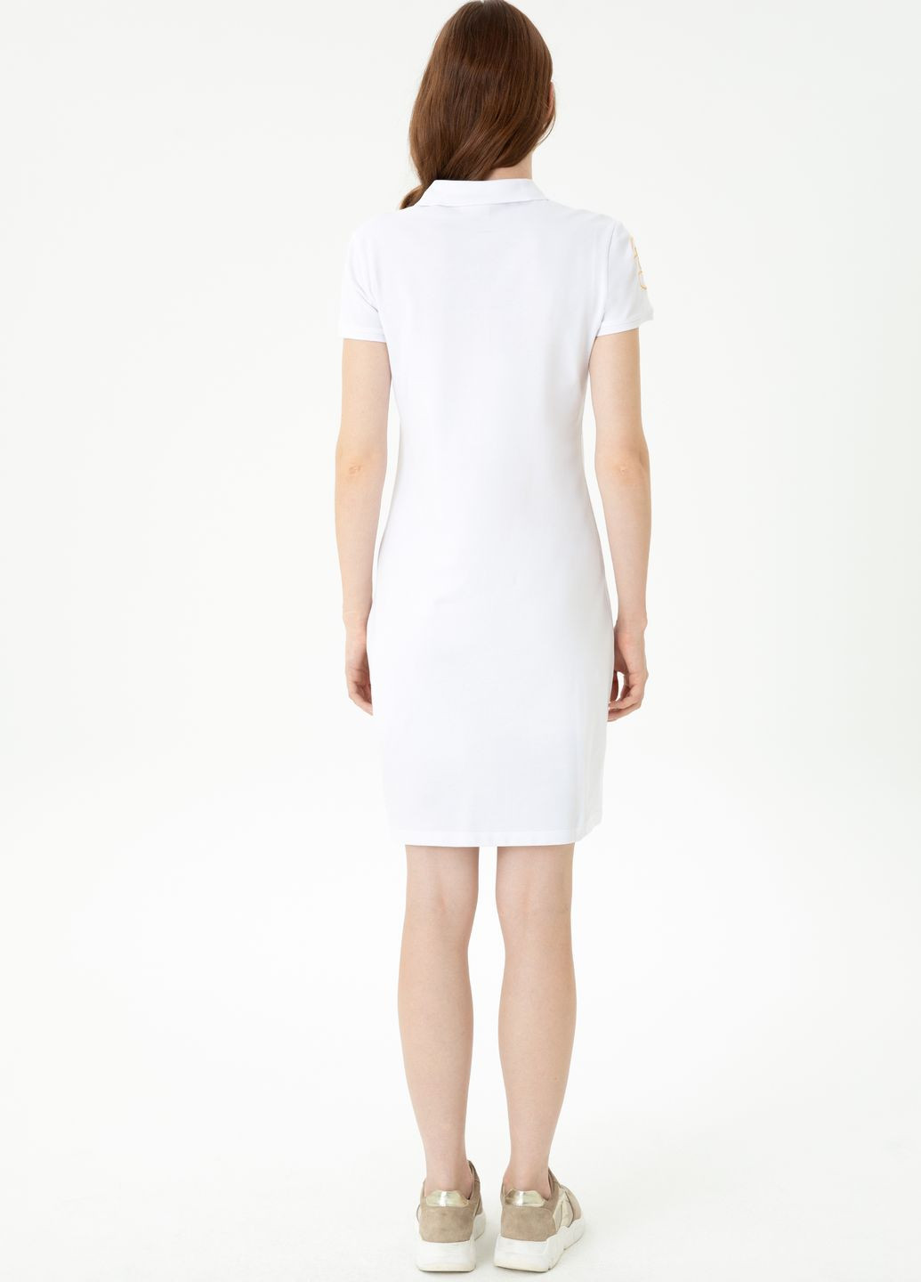 Белое платье женское U.S. Polo Assn.