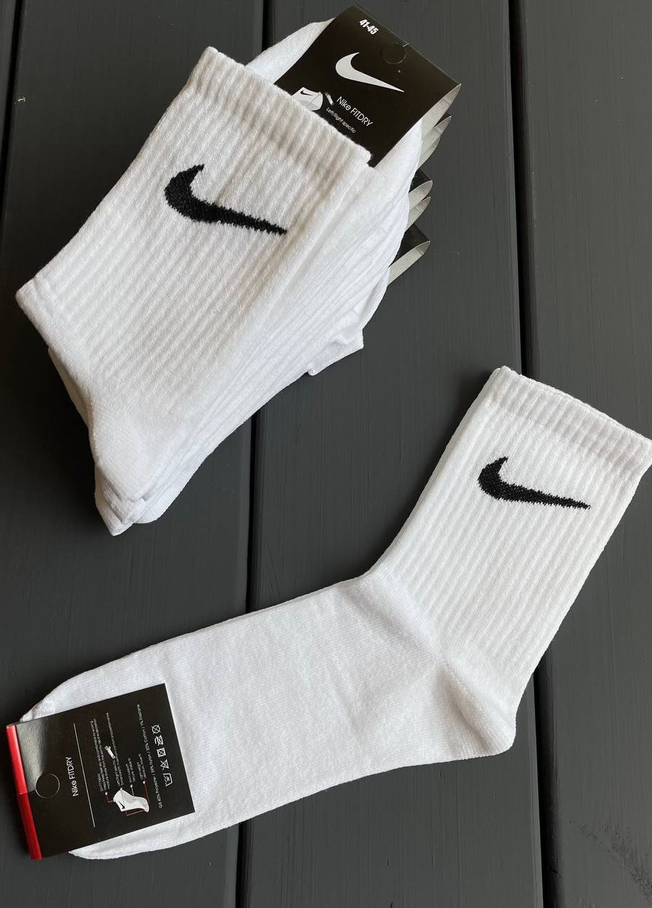 Високі шкарпетки з лого FitDRY Nike 8 пар Vakko (259428885)