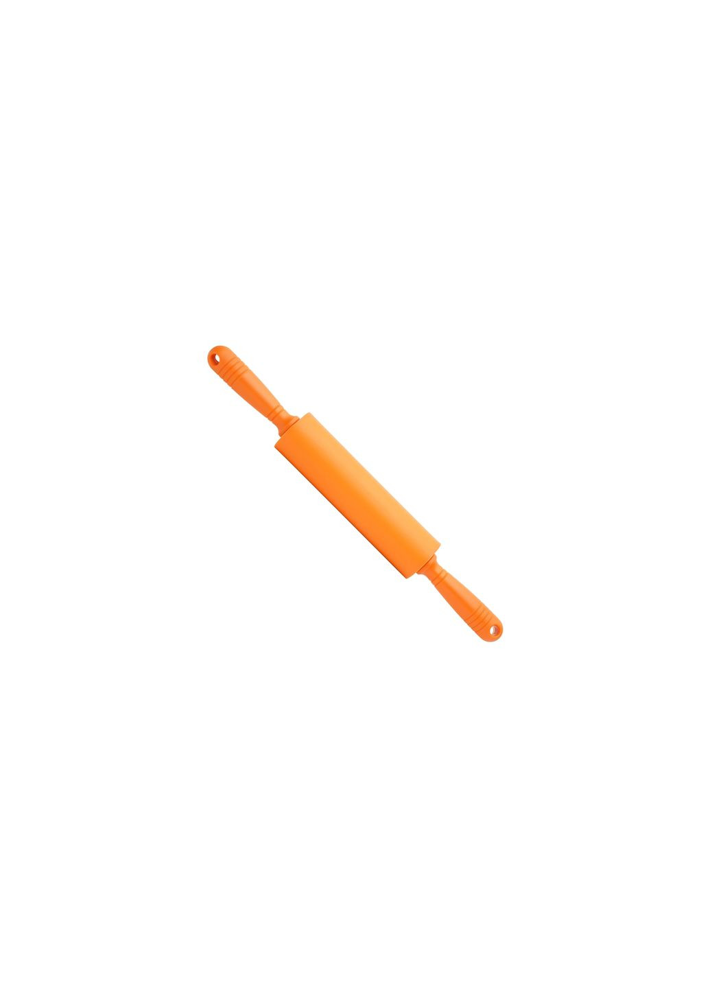 Скалка для теста силиконовая средняя 31 см Оранжевый A-Plus (261851779)
