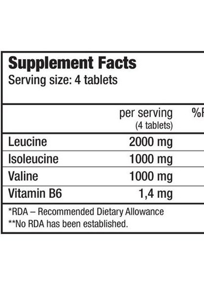 BCAA + B6 200 Tabs Biotechusa (257079529)
