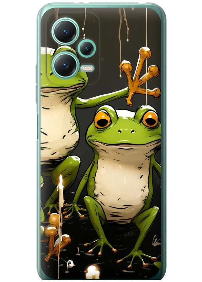 Силиконовый чехол 'Жабки 2' для Endorphone Xiaomi Poco X5 5G (266910770)