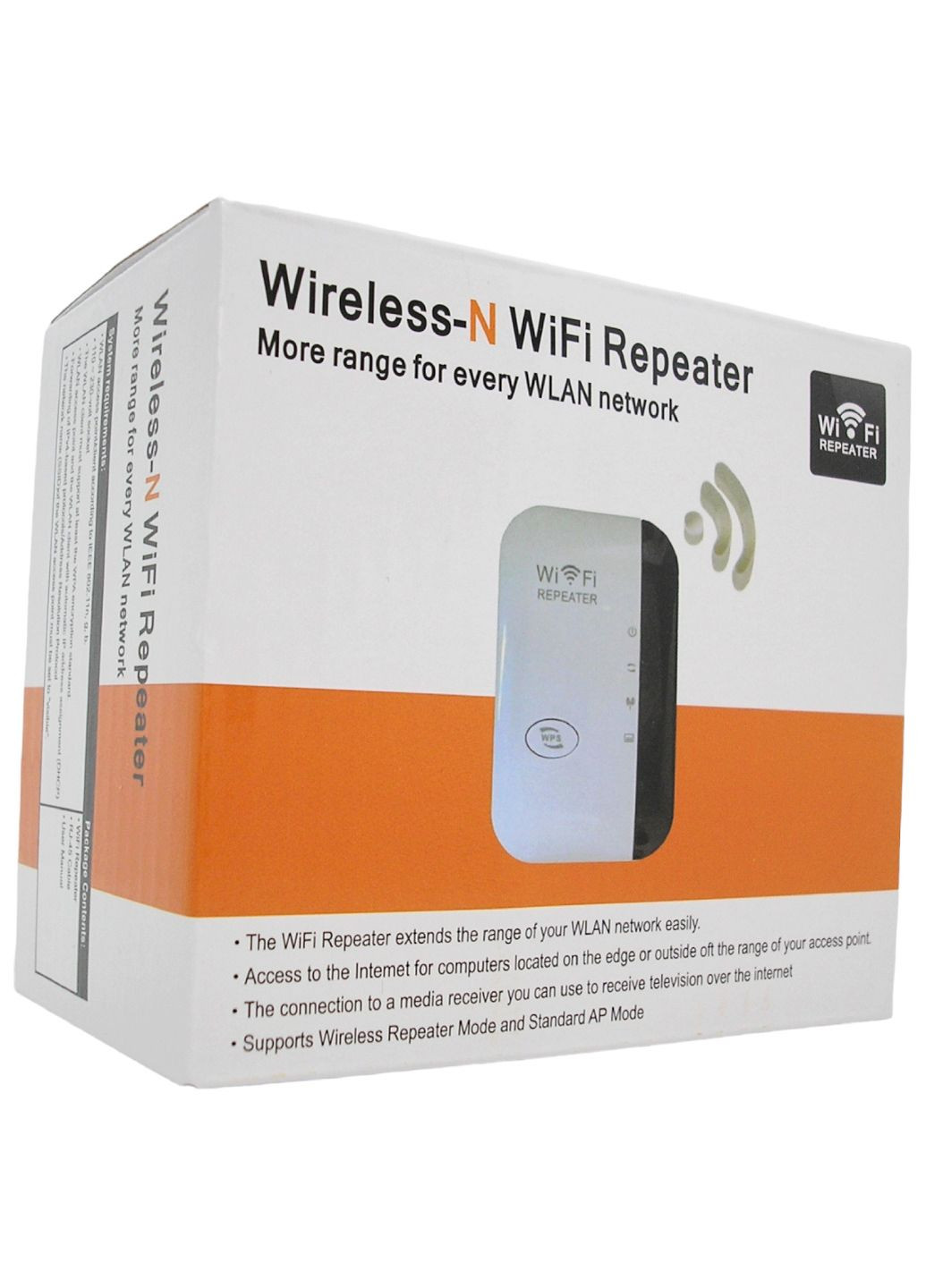 Репітер WiFi Вай фай підсилювач сигналу ретранслятор точка доступу до інтернету репітер repeater No Brand (260074435)