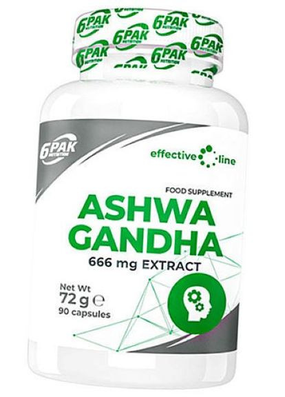 Ашваганда 6Pak Ashwagandha 666 mg 90 caps 6PAK Nutrition (269364733)