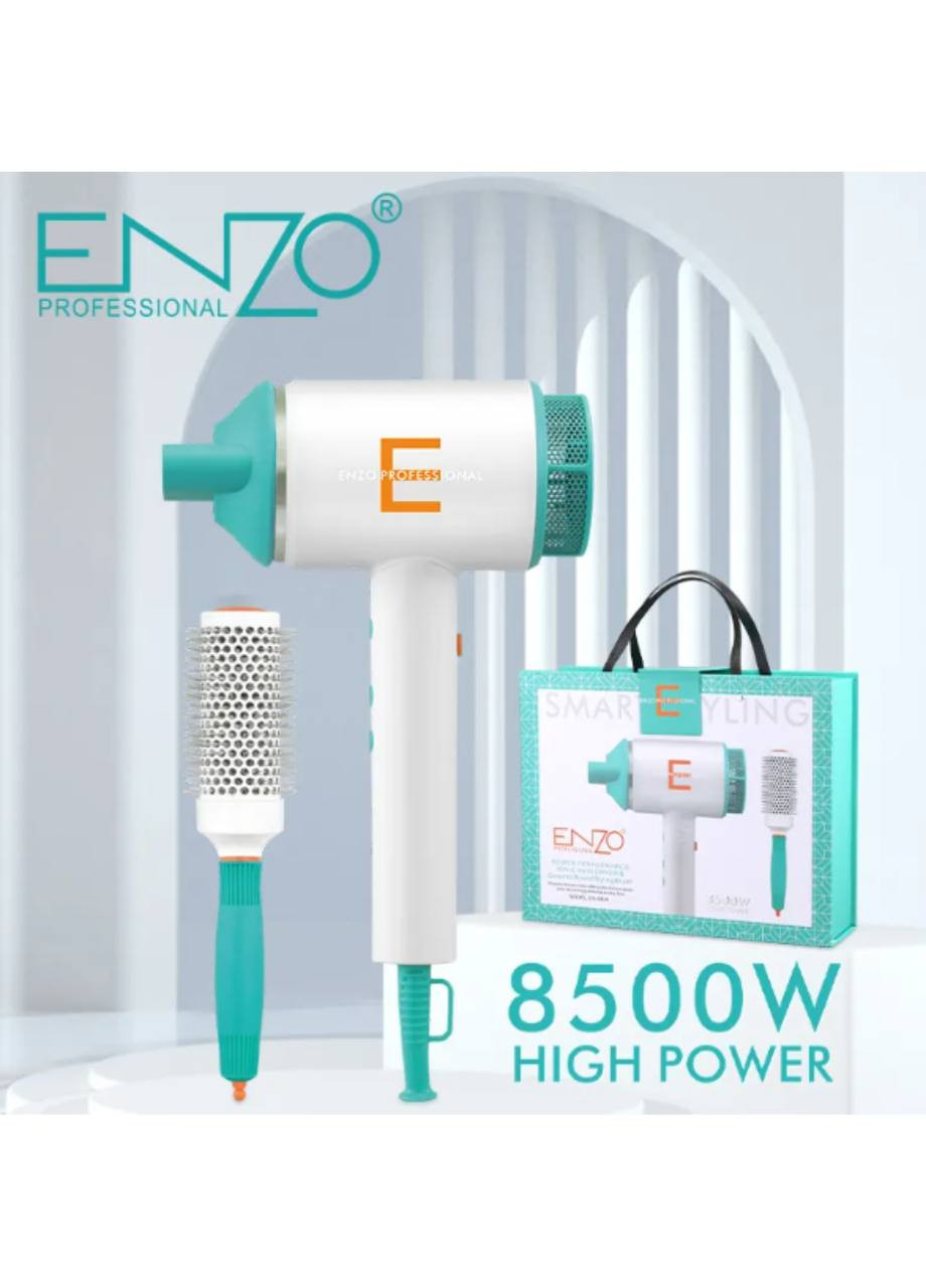 Профессиональный фен для сушки волос с щёткой Enzo en-8899 (276396672)