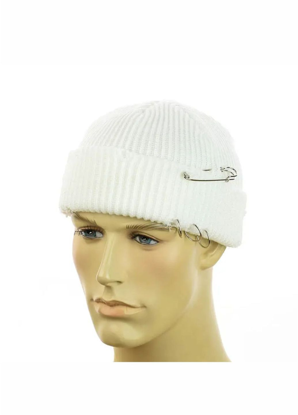 Молодіжна шапка міні-біні з декором No Brand мини-бини (271838179)