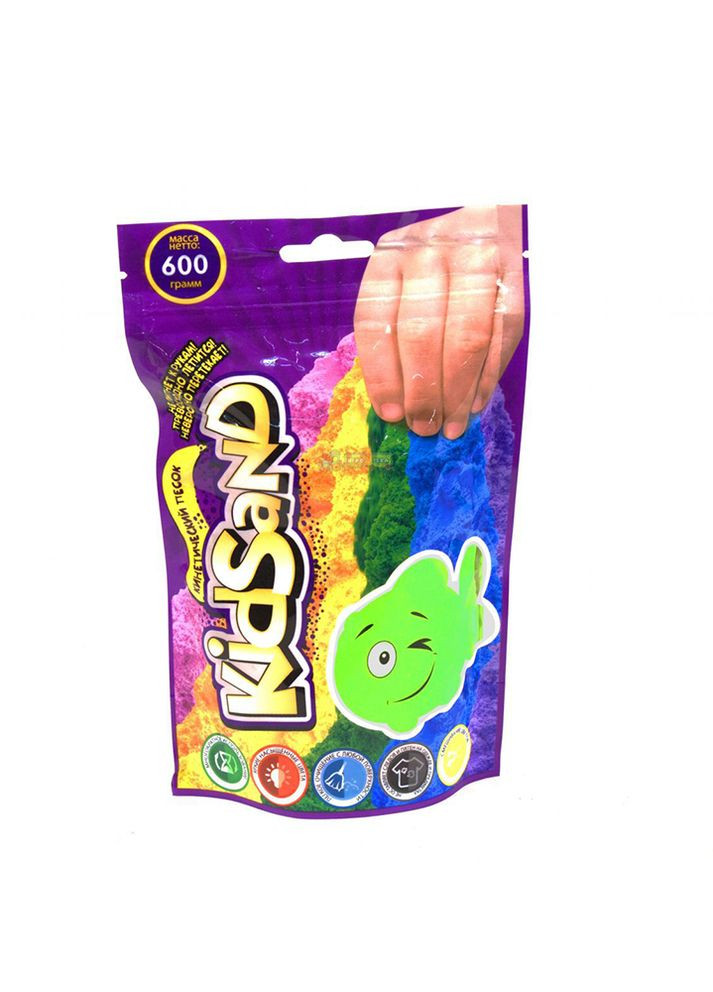 Комплект для творчества - "Кинетический песок "KidSand" цвет разноцветный ЦБ-00009395 Danko Toys (261550645)