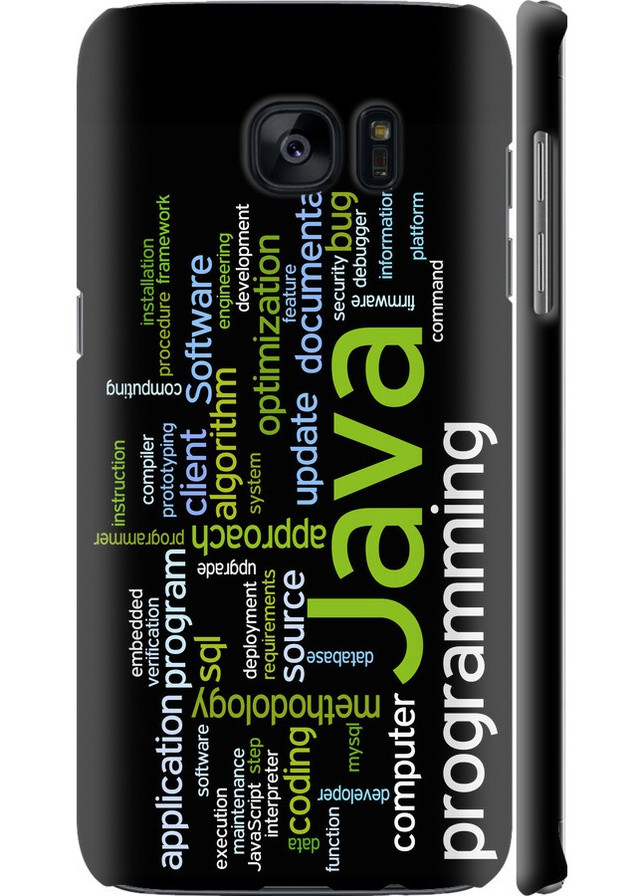 3D пластиковий матовий чохол '5615' для Endorphone Samsung Galaxy S7 Edge G935F (258184116)