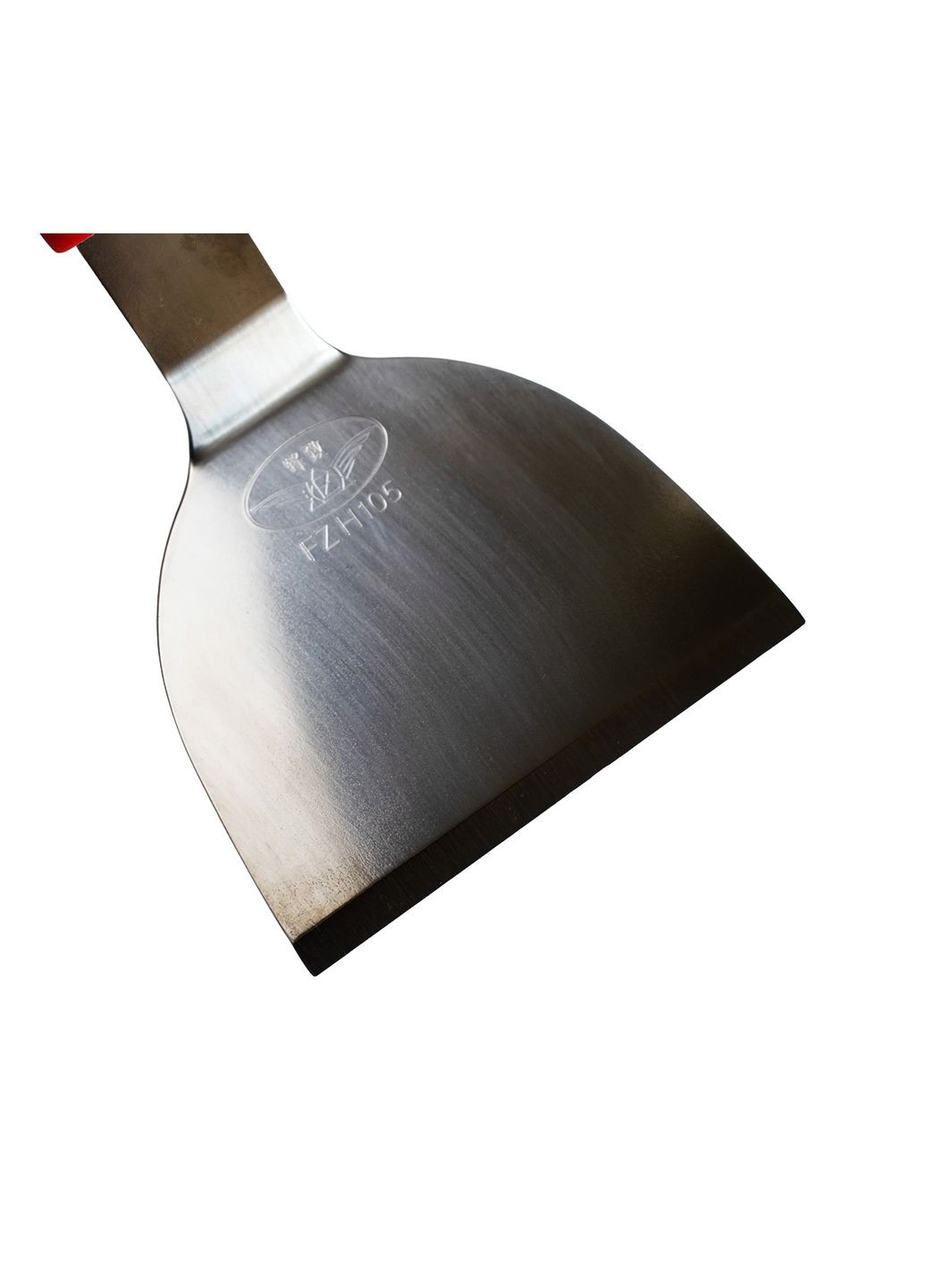 Шпатель скребок лопатка для теста из нержавеющей стали с пластиковой ручкой 25 см Kitchen Master (275104101)