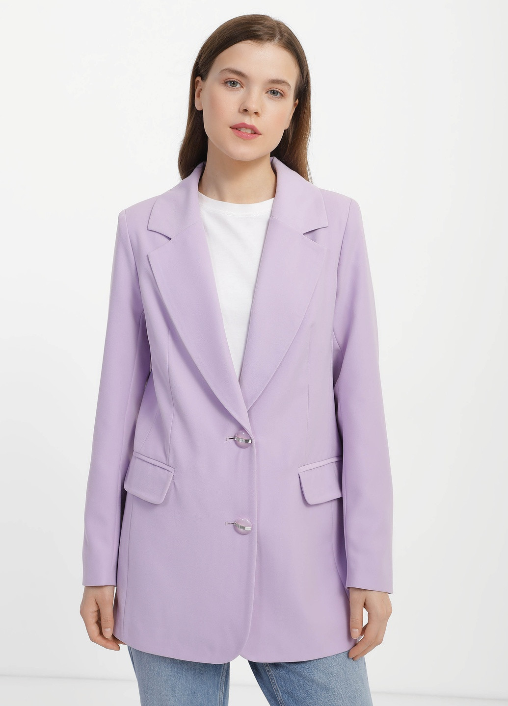 Фиолетовый женский жіночий піджак 3035rs DANNA - демисезонный