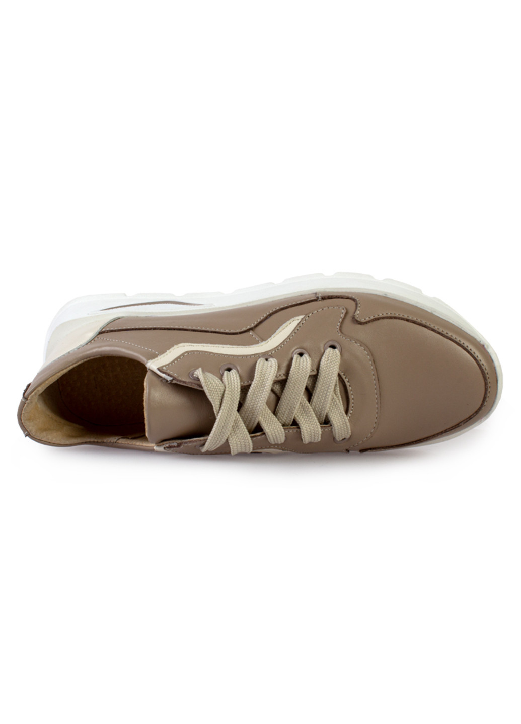Коричневі осінні кросівки жіночі бренду 8200309_(1) ModaMilano
