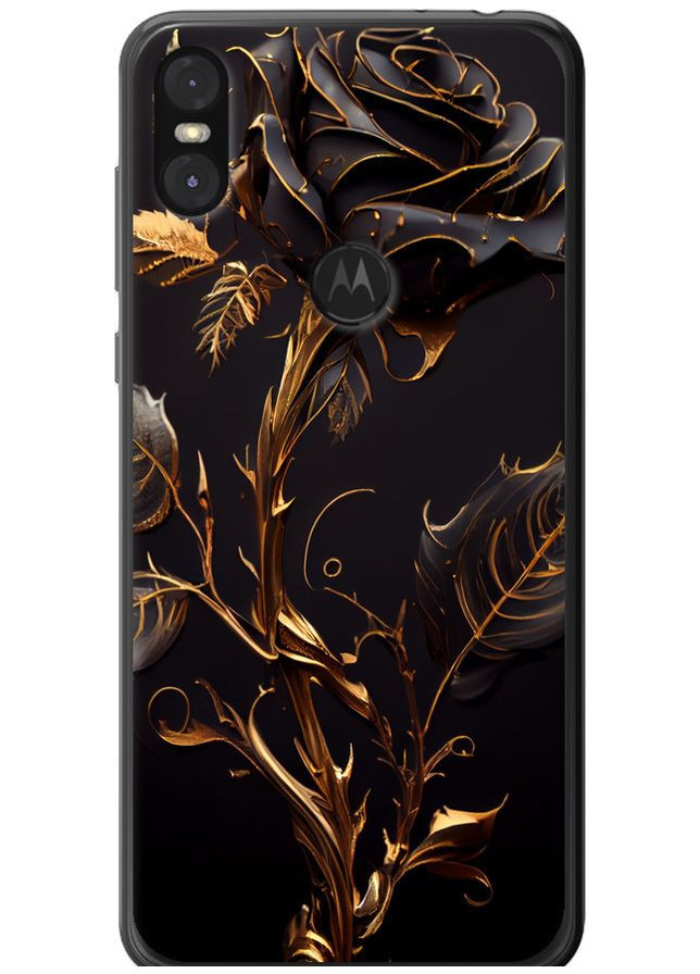 Силіконовий чохол 'Троянда 3' для Endorphone Motorola One (267500554)