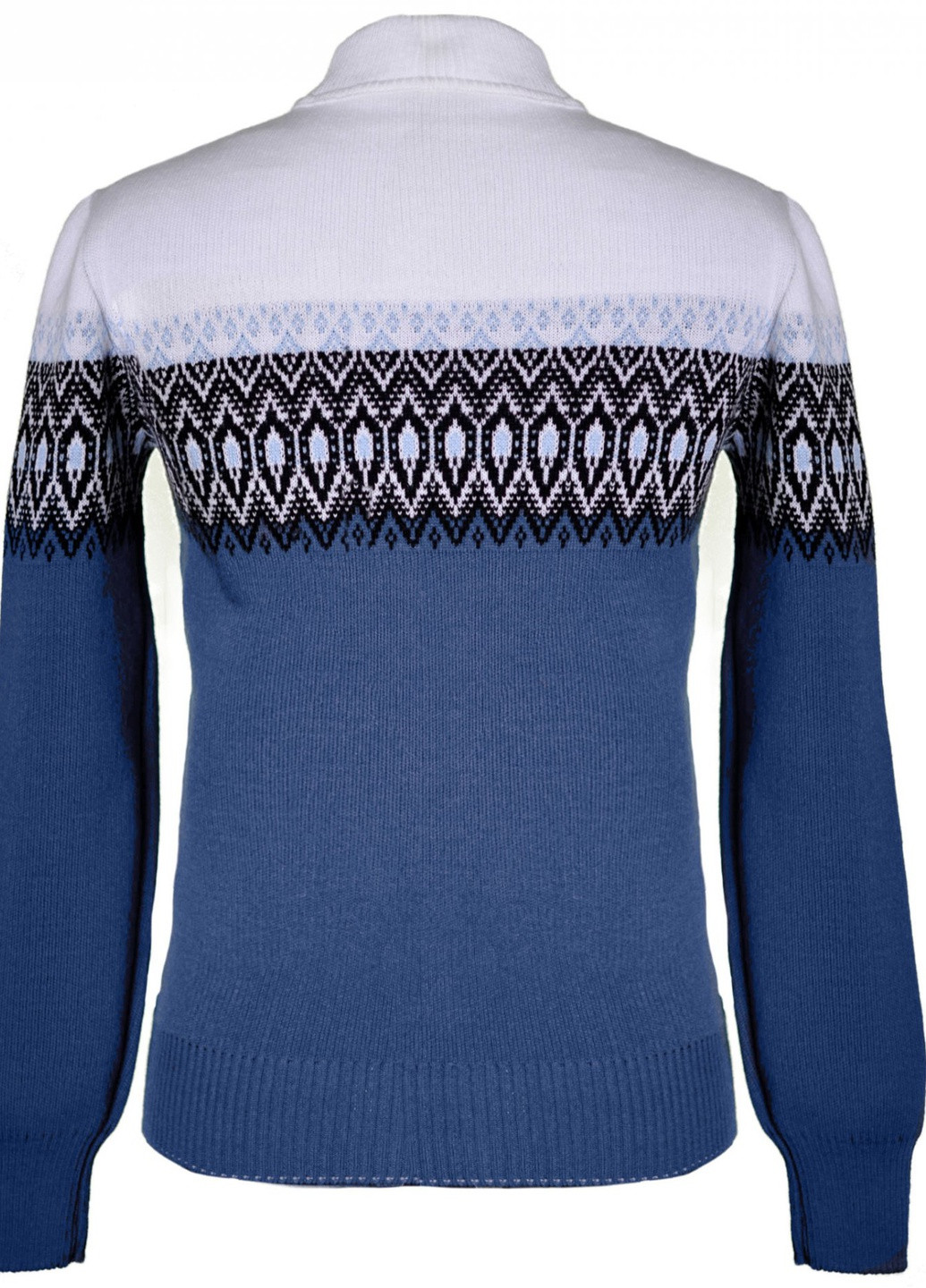 Синій светри светр з орнаментом (9008511) Lemanta