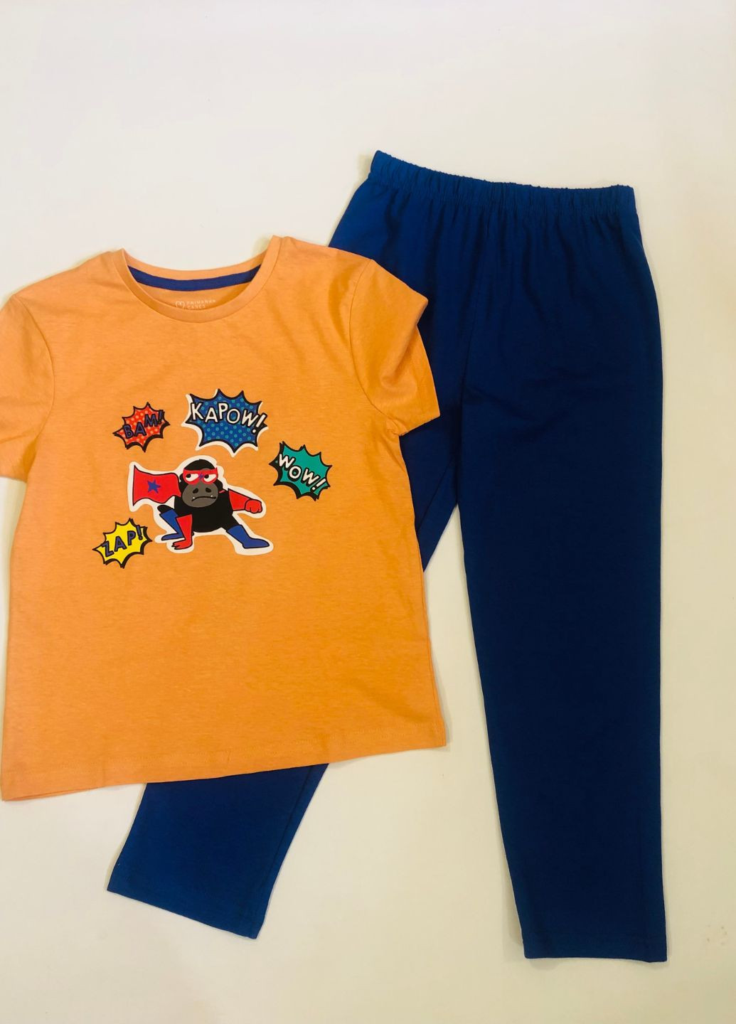 Комбінована всесезон набір з двох піжамок хлопчику футболка + штани Primark