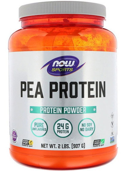 Pea Protein 907 g /27 servings/ Unflavored Now Foods (256725213)