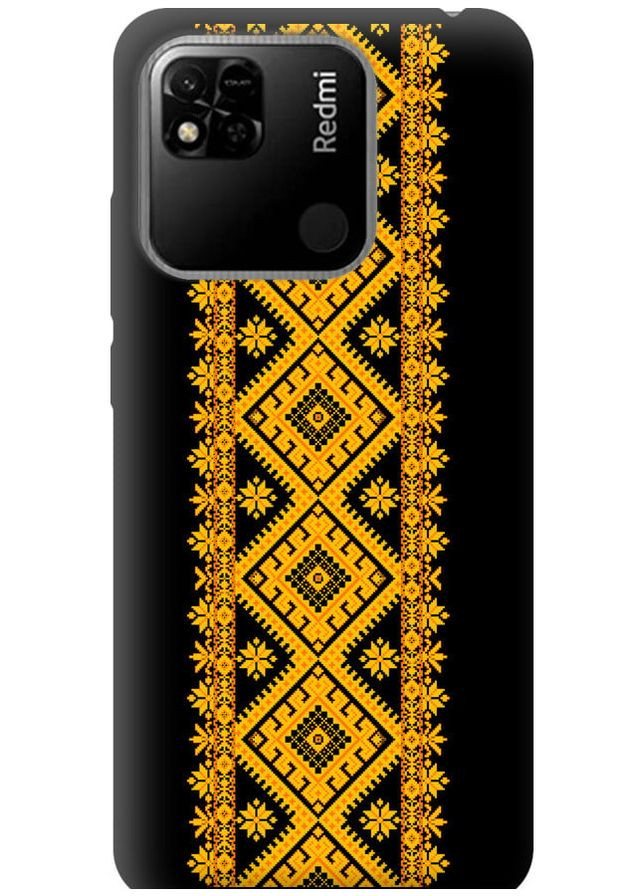 TPU черный чехол 'Вышиванка 31' для Endorphone Xiaomi Redmi 10A (269347240)