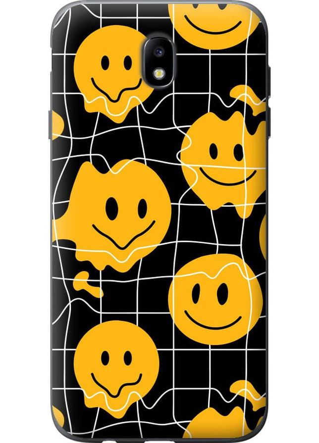 2D пластиковый чехол 'Смайлы v3' для Samsung Galaxy J7 J730 (2017) Endorphone Samsung Galaxy J7 J730 (2017) (258213091)