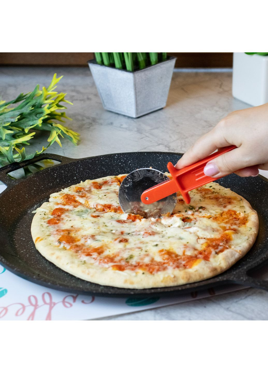Нож роликовый для пиццы и теста 18.5 см Kitchette (263940514)