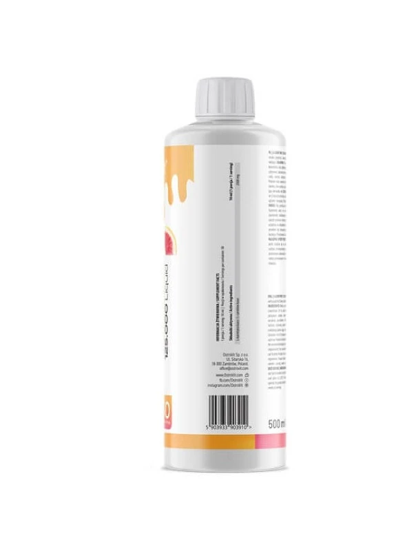 Жироспалювач L-Carnitine 125.000 liquid 500ml (Grapefruit & lemon) Ostrovit (259635615)