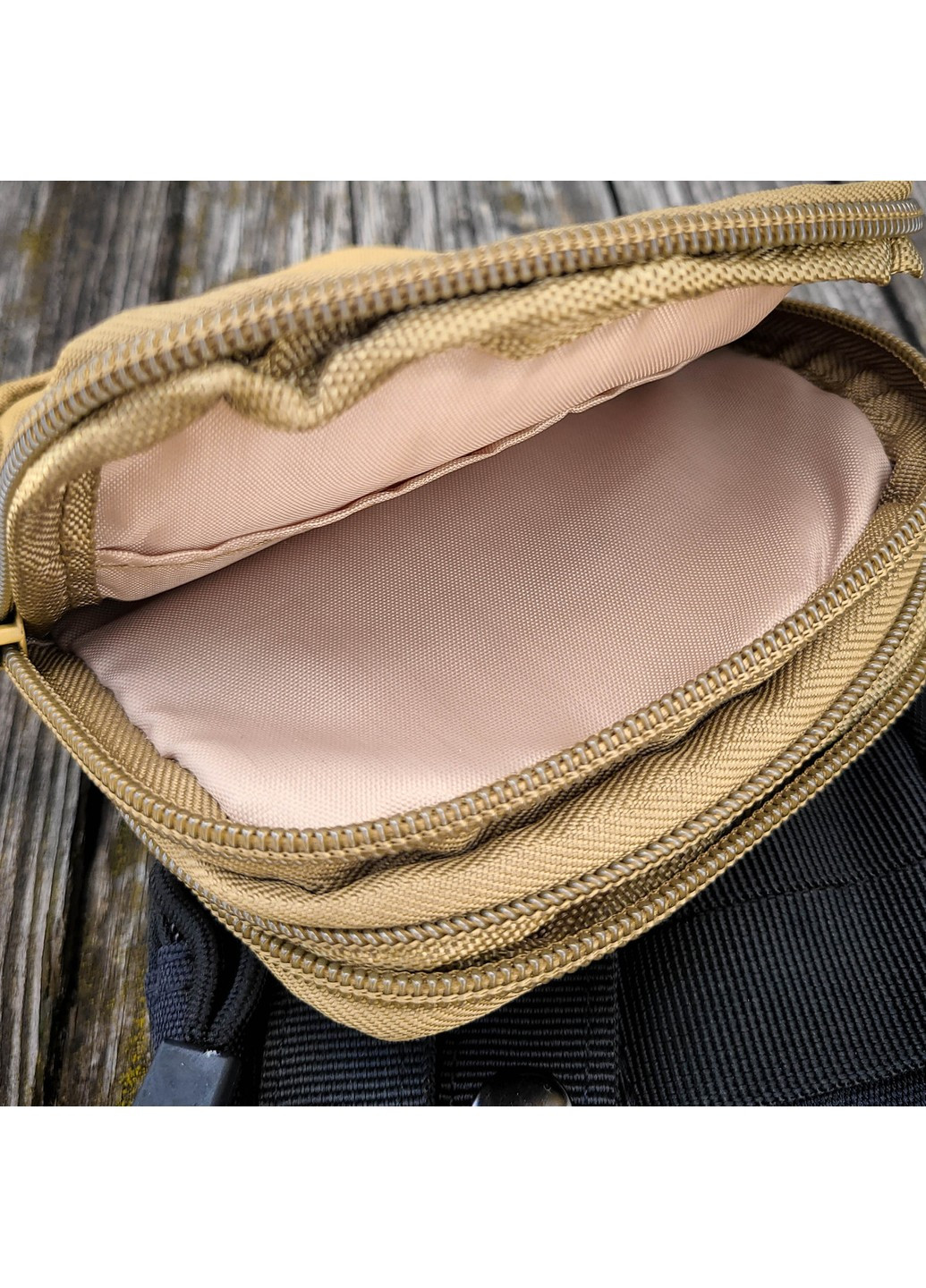 Подсумок-органайзер тактический Койот/Хаки/Чёрный No Brand (258187167)