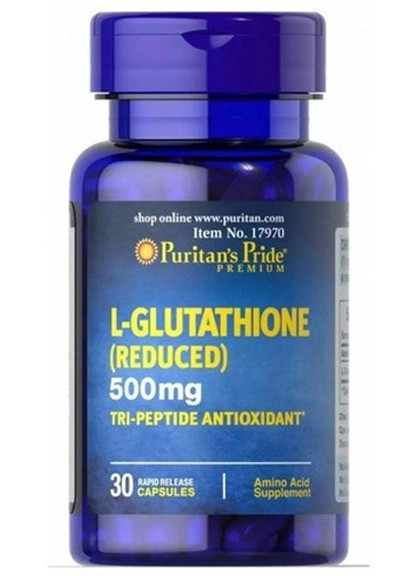 Puritan's Pride L-Glutathione 500 mg 30 Caps Puritans Pride (258499311)