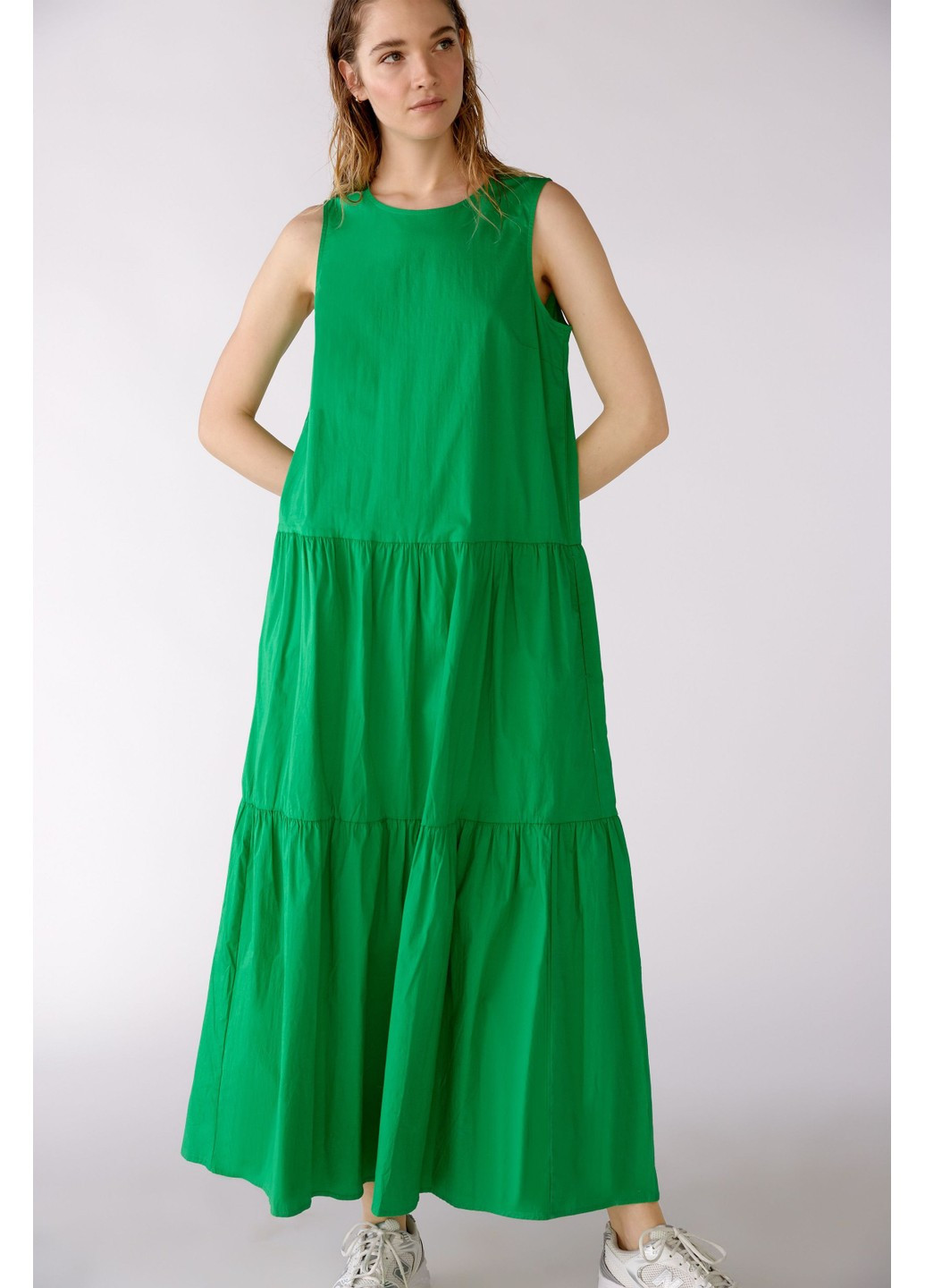 Зелена кежуал жіноча сукння зелена а-силует Oui