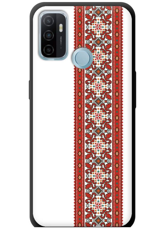 TPU чорний чохол 'Вишиванка 19' для Endorphone Oppo A53 (269355117)