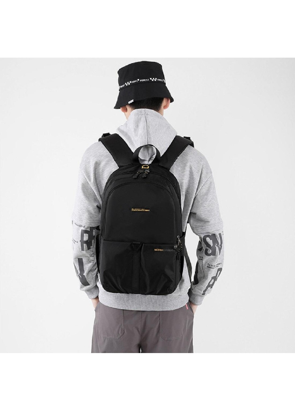 Вместительный мужской текстильный рюкзак AT08-6815A Confident (277963024)