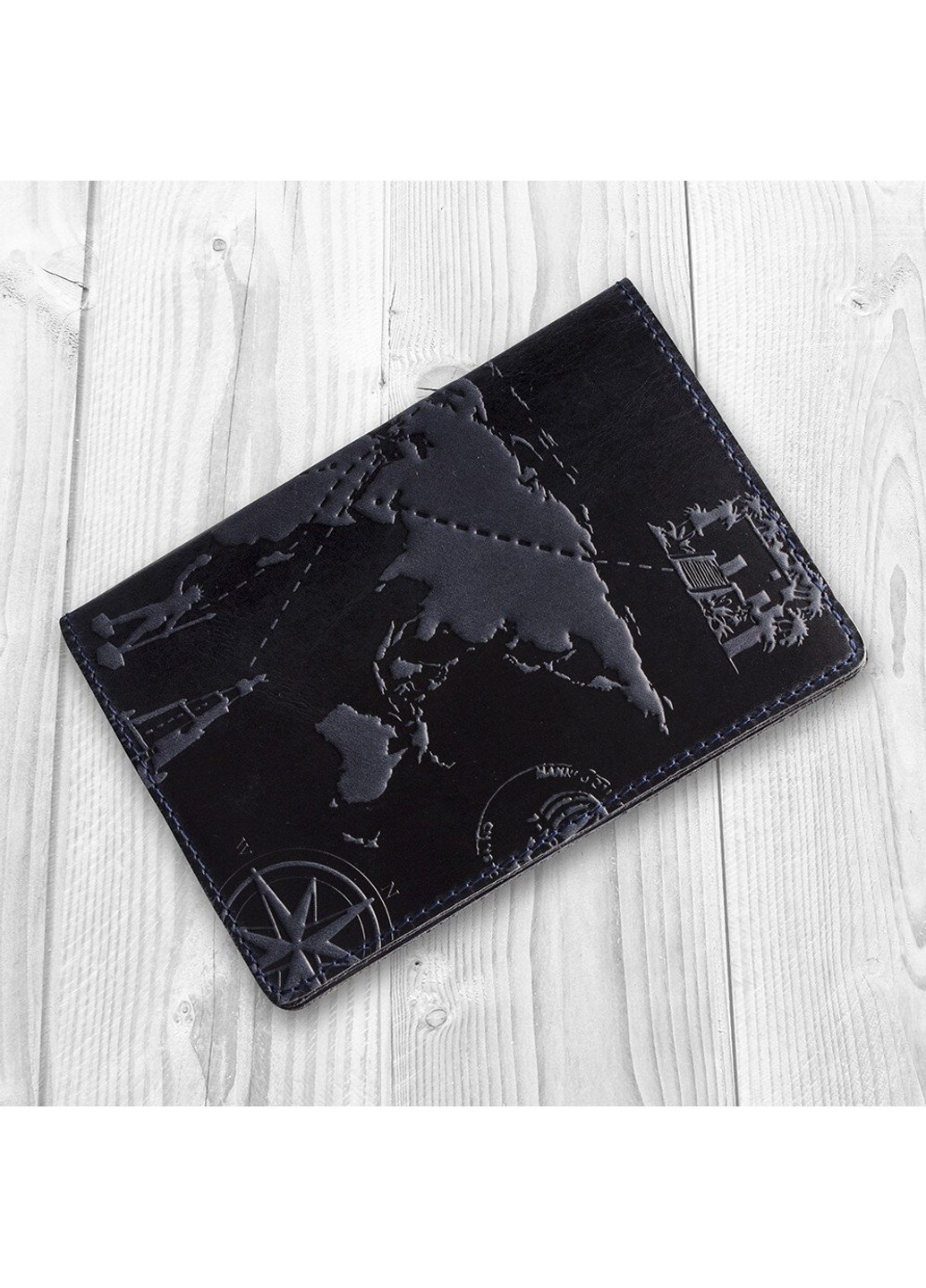 Шкіряна обкладинка на паспорт HiArt PC-01 Shabby Cumaru 7 wonders of the world Рудий Hi Art (268371872)