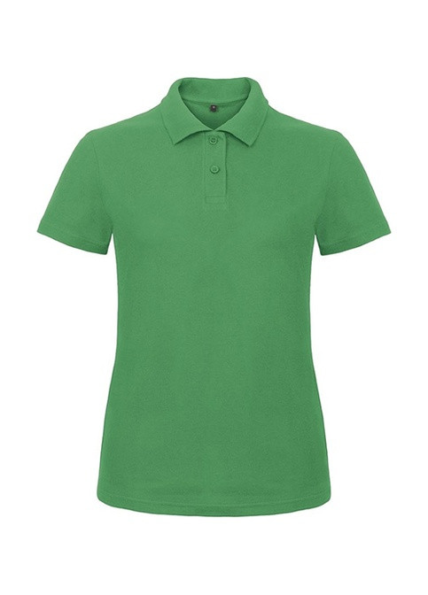 Зеленая женская футболка-тенниска B&C