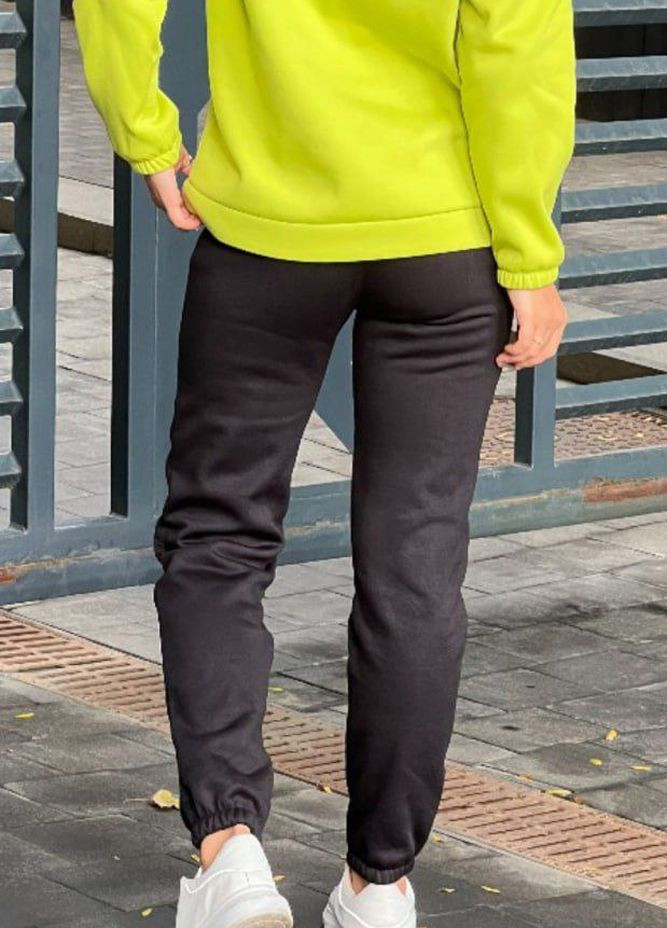 Спортивний костюм жіночий на флісі салатового кольору Let's Shop (261762337)