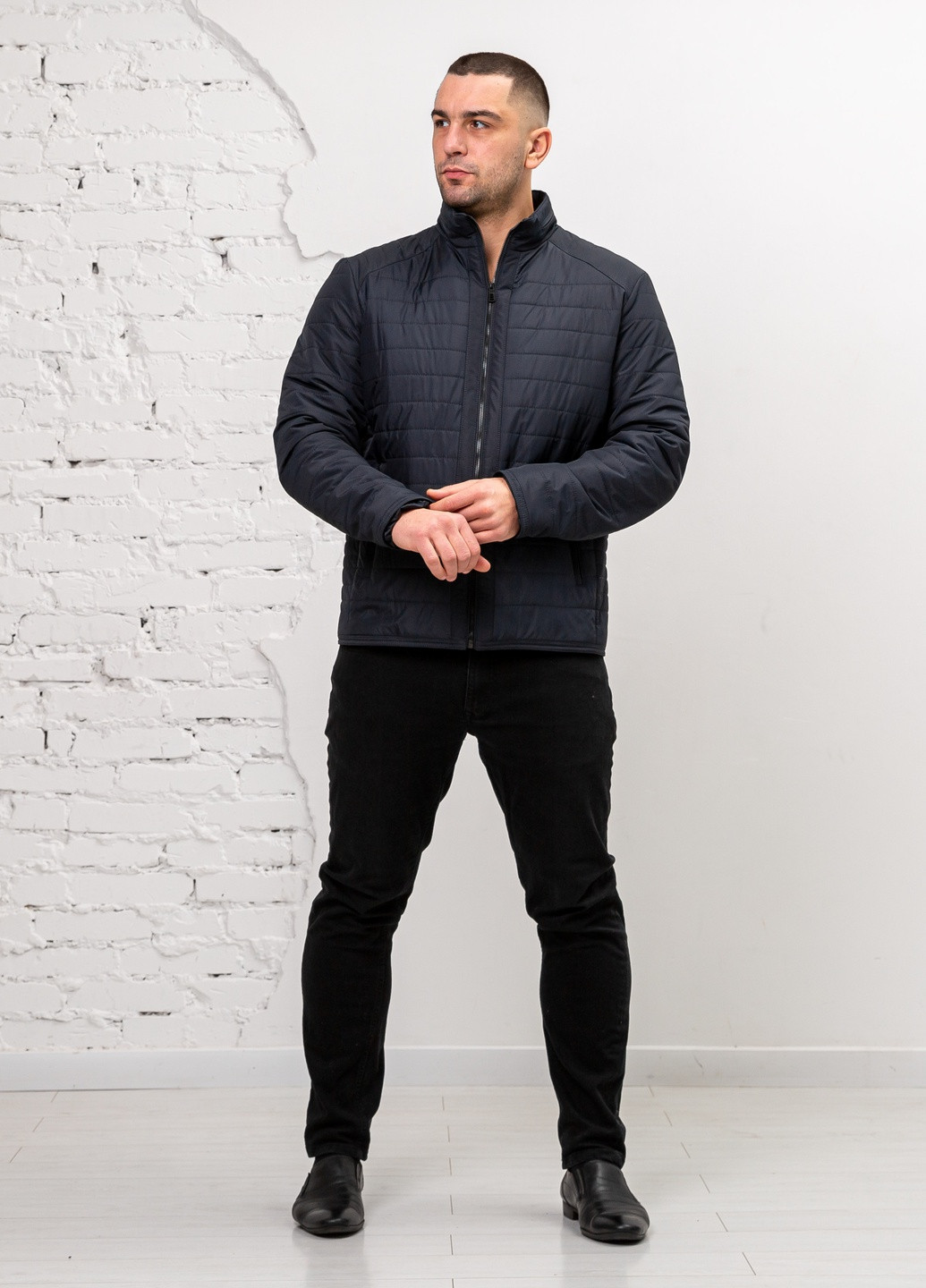 Темно-синяя демисезонная мужская весенняя куртка большого размера бренд vavalon SK