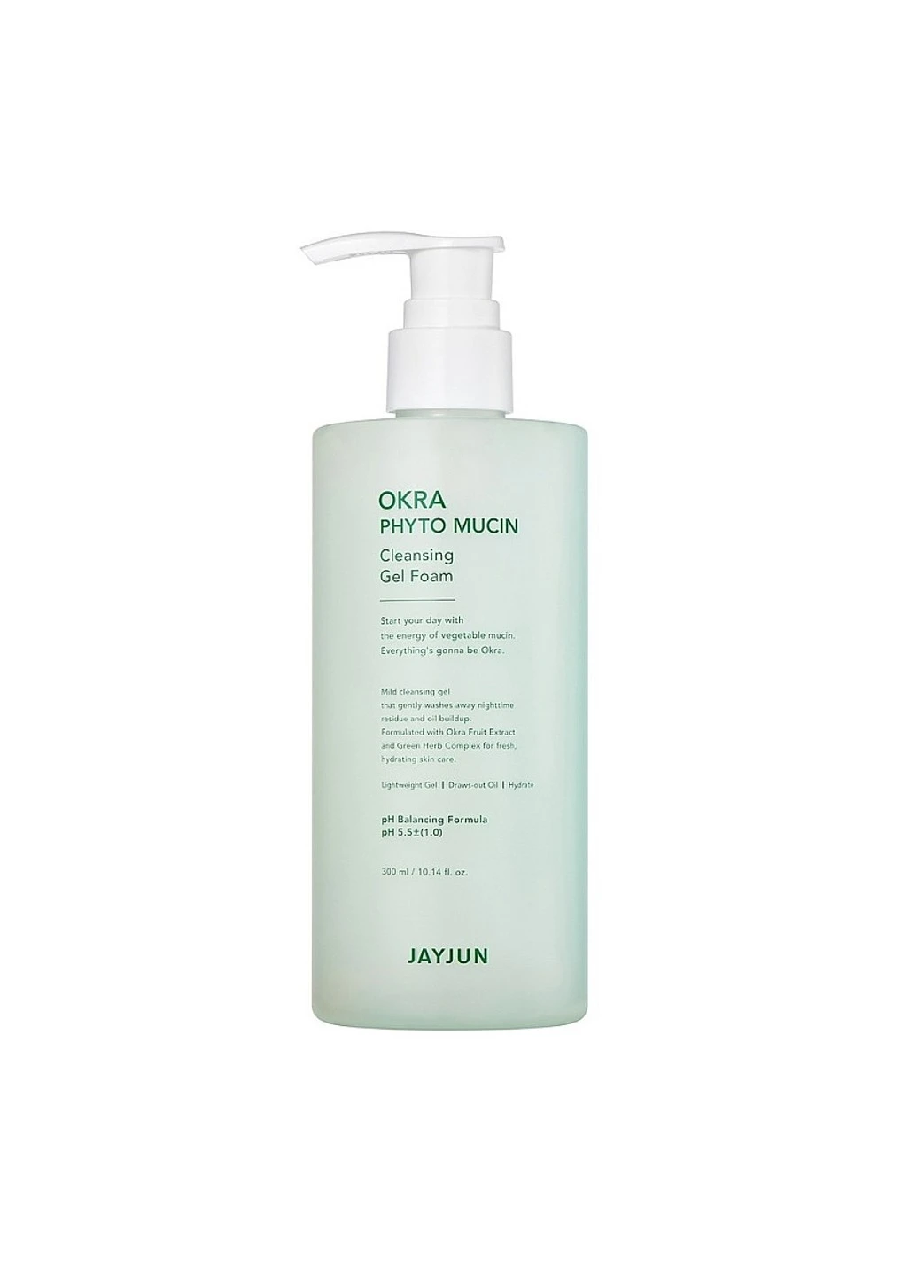 Гель для обличчя Okra Phyto Mucin Cleansing Gel Foam 300 мл Jayjun (258297589)