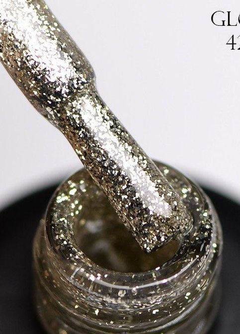 Гель-лак GLOSS 422 (белое золото с микроблеском), 11 мл Gloss Company кристал (269119919)