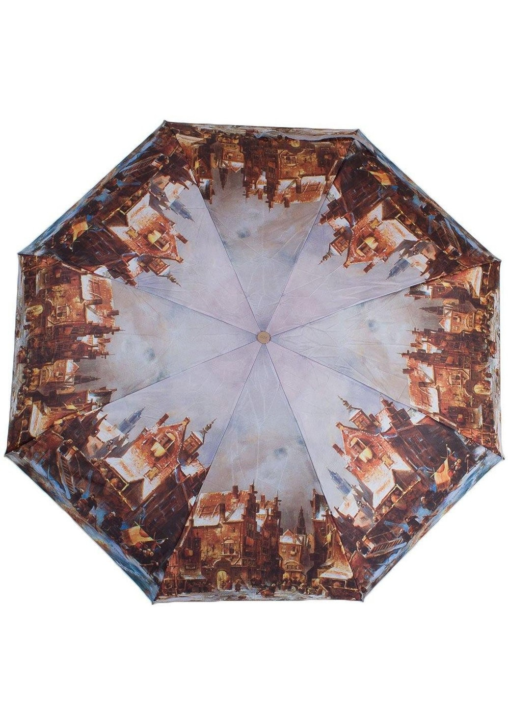 Сіра жіноча парасолька напівавтомат z23625-5033 Zest середня (262976541)