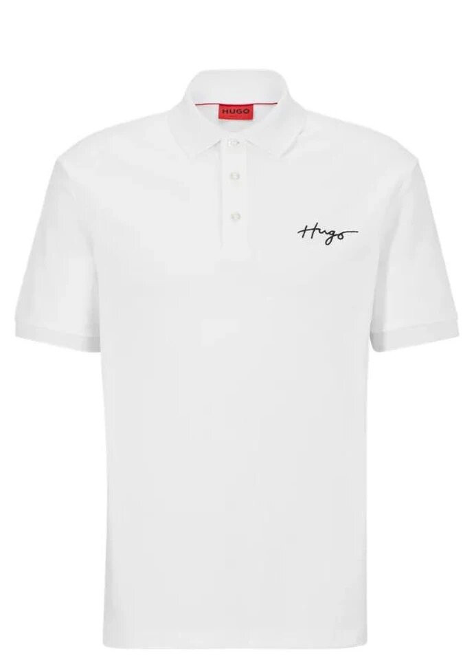 Белая футболка-поло мужское для мужчин Hugo Boss