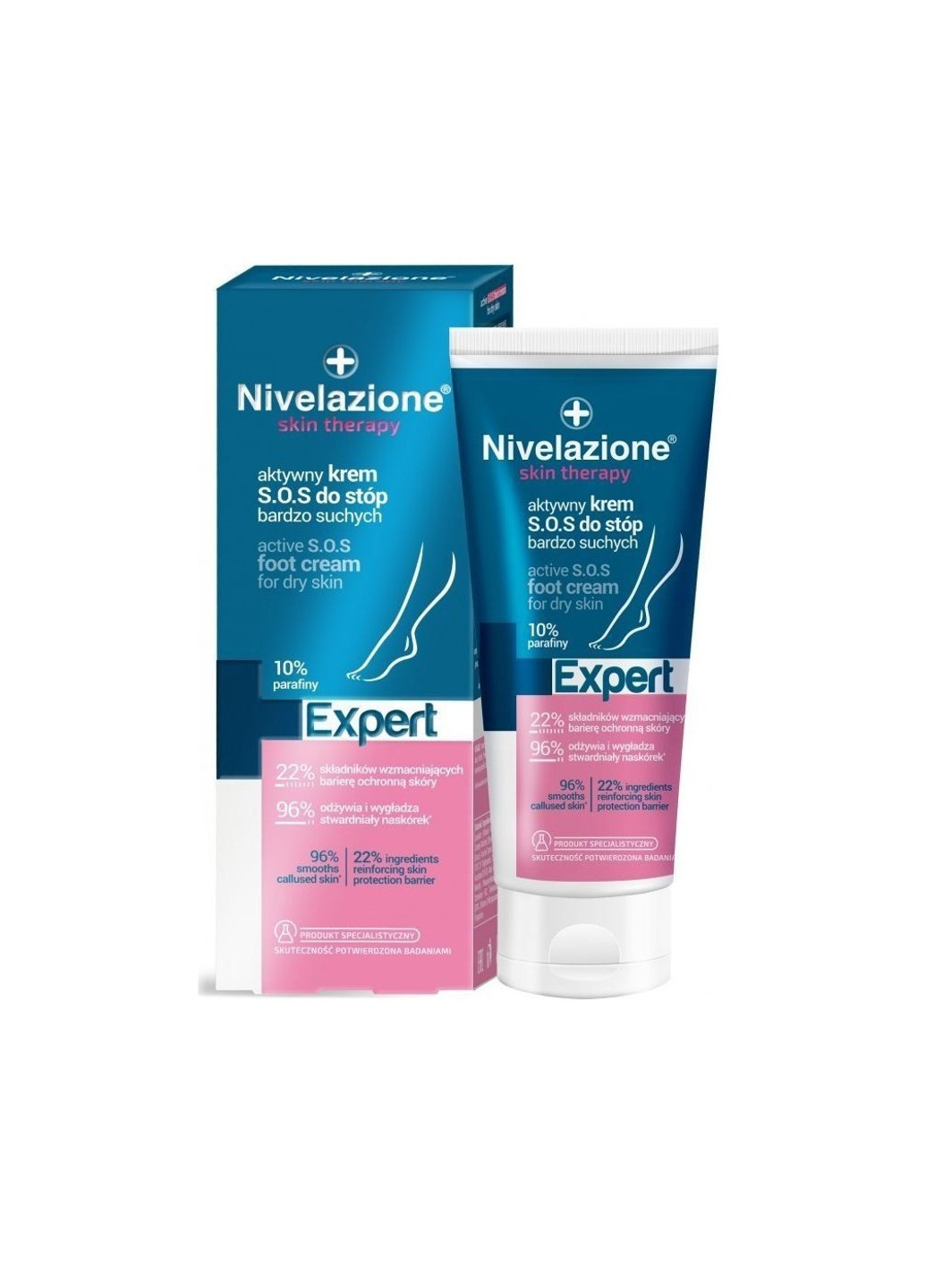 Активний крем S.O.S. для сухої шкіри ніг Nivelazione Skin Therapy 75 мл Farmona (263513933)