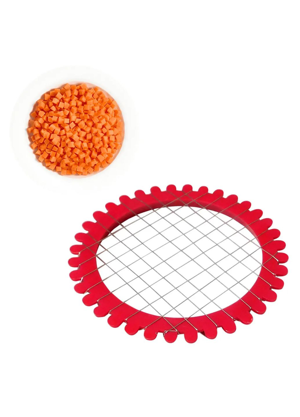 Яйцерізка пластикова для нарізки кубиками яєць і овочів Kitchette (273378569)