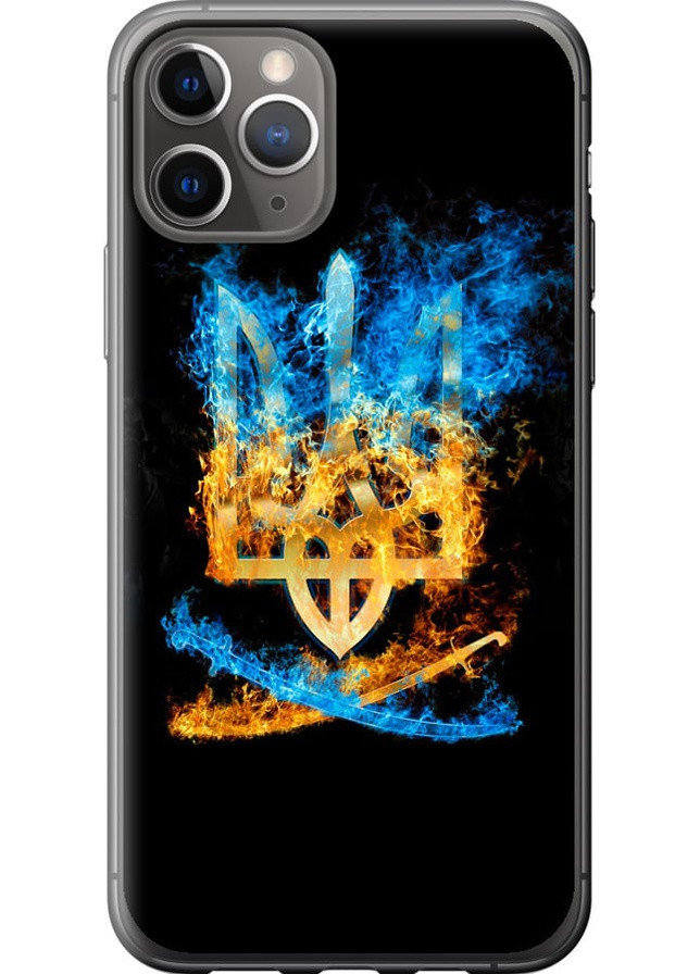 Силіконовий протиударний с посиленими кутами чохол 'Герб' для Endorphone Apple iPhone 11 Pro (258485096)